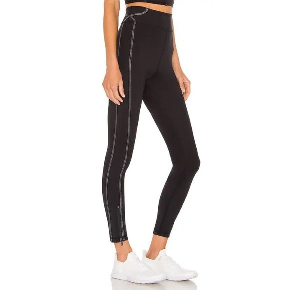 The Upside JET Midi Pant in Black. - Picture 2 of 13